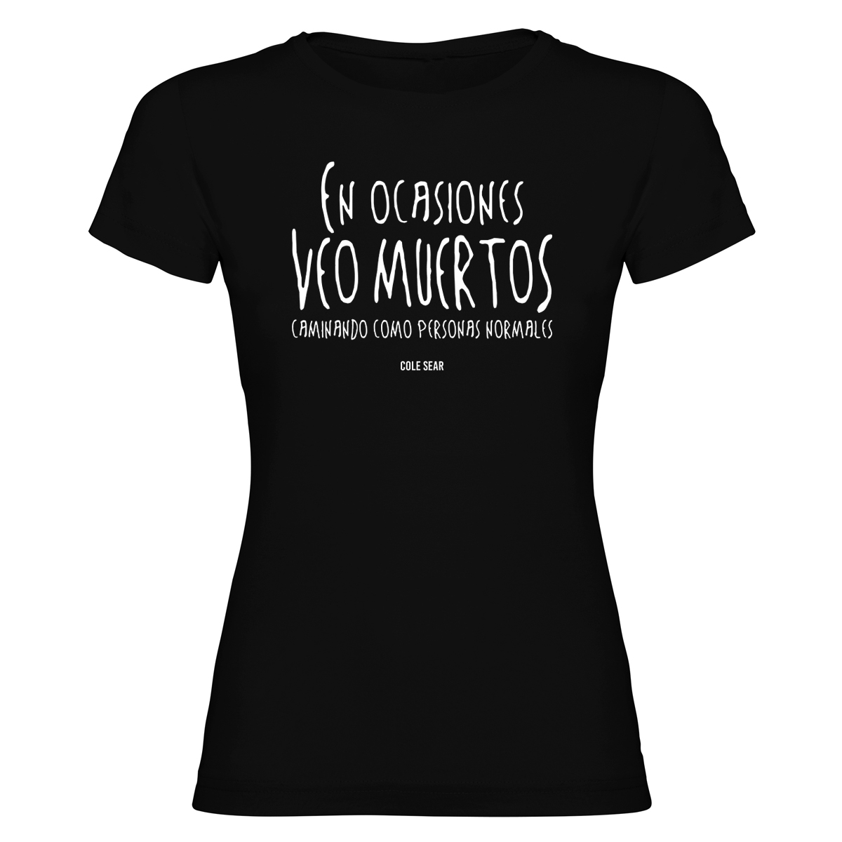 camiseta entalladas muertos negro camiseta entalladas muertos negro
