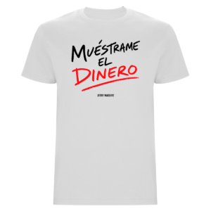 camiseta unisex dinero blanco.webp
