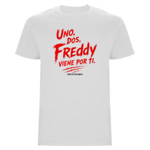 camiseta unisex freddy blanco.webp