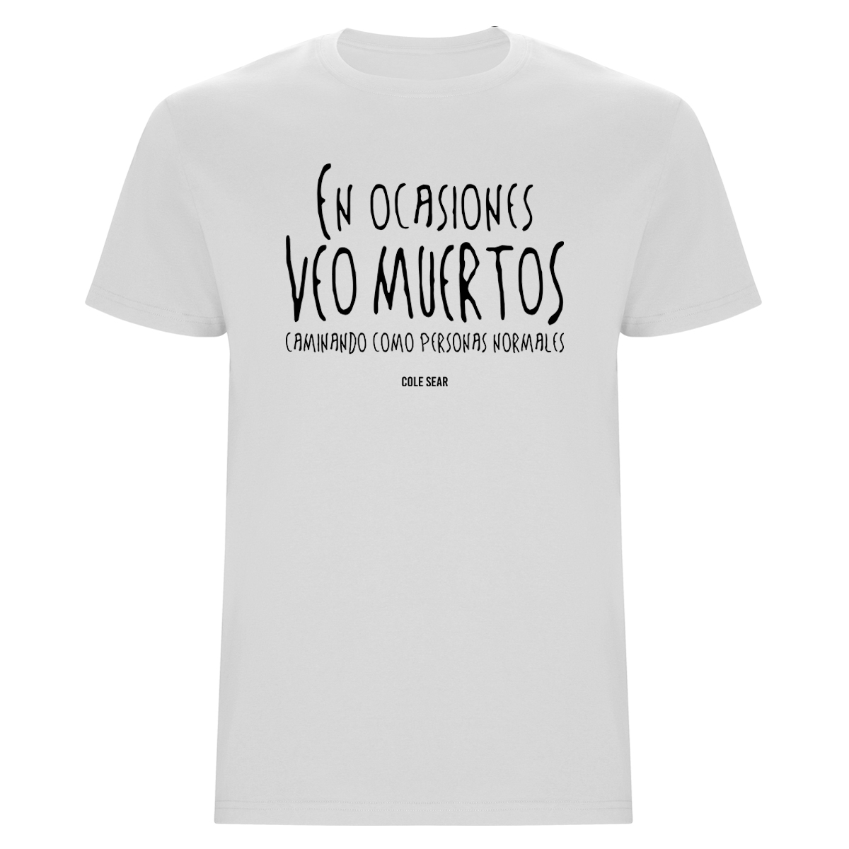 camiseta unisex muertos blanco camiseta unisex muertos blanco