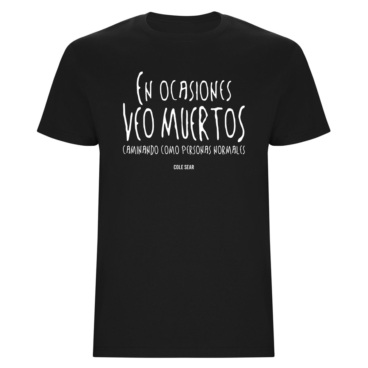 camiseta unisex muertos negro camiseta unisex muertos negro