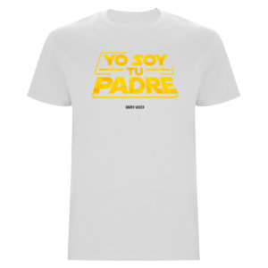 camiseta unisex tu padre blanco.webp